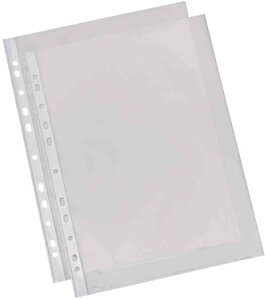 Sachet de 100 pochettes perforées A4 en polypropylène lisse 4/100e incolore ESSELTE
