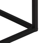 vidaXL Table console 110x30x75 cm bois massif de récupération et fer