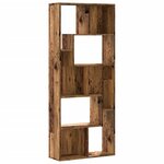 vidaXL Bibliothèque vieux bois 67x24x161 cm bois d'ingénierie