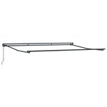 vidaXL Cadre de auvent Anthracite 4 5 × 3 m