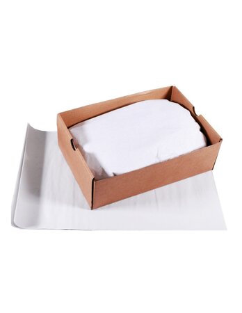 (lot  de 10kg) papier journal blanc en format satiné