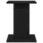 Support de plante vidaXL 2 Pièces Chêne noir 30x30x40 cm Bois reconstitué