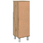 vidaXL Armoire de bain chêne artisanal 30x30x95 cm bois d'ingénierie