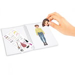 Stickerbook : carnet à décorer de stickers dress me up hayden
