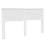 vidaXL Tête de lit Blanc Brillant 160 cm Bois d'ingénierie