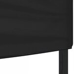 vidaXL Tente de réception pliable Noir 3x6 m