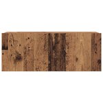 vidaXL Ensemble de Cabinet TV 4 Pièces Muraux en Vieux Bois d'Ingénierie