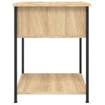 vidaXL Tables de chevet 2 Pièces chêne sonoma 44x45x58 cm bois ingénierie