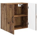 vidaXL Armoire Murale 59 x 31 x 60 cm Bois d'ingénierie Bois ancien