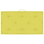 vidaXL Coussin de plancher de palette Vert pomme 73x40x7 cm Coton