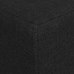vidaXL Canapé-lit pliable 75 x 63 x 45 cm Noir