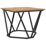 vidaXL Table basse 3 Pièces Chêne artisanal Bois d'ingénierie et acier
