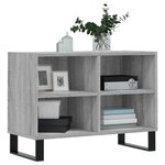 vidaXL Meuble TV sonoma gris 69 5 x 30 x 50 cm bois d'ingénierie