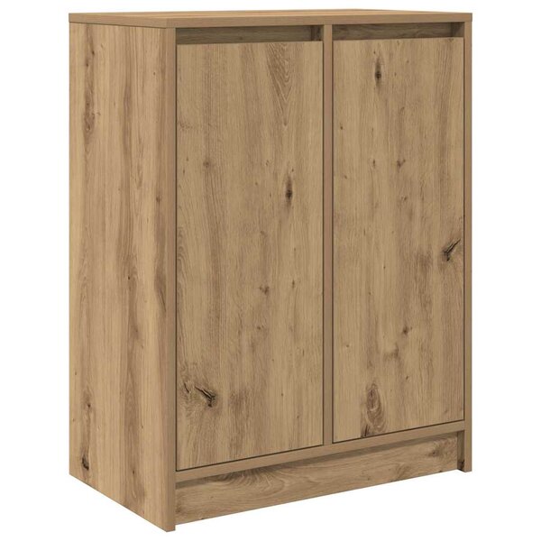 vidaXL Buffet chêne artisanal 57x34x76 cm bois d'ingénierie
