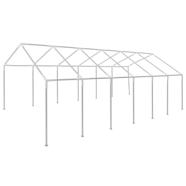 Vidaxl cadre en acier pour tente de fête 12 x 6 m
