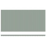 vidaXL Auvent rétractable manuel vert et blanc 600x300 cm
