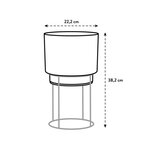 B.for Studio Rond 22 living noir