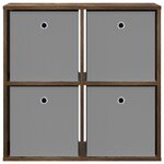 vidaXL Buffet Chêne fumé 68 5 x 32 x 67 cm