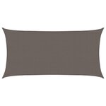 vidaXL Voile d'ombrage PEHD 2x3 5 m Anthracite