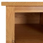 vidaXL Étagère à chaussures 90x37x45 cm Bois de chêne solide