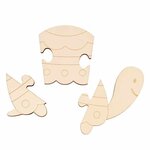 Set de 4 puzzles en bois - Jolies comptines