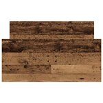 vidaXL Cadre de lit sans matelas vieux bois 100x200 cm bois ingénierie