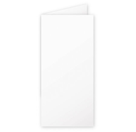 Paquet de 25 cartes pliées 210g 106x213 blanc clairefontaine