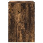 vidaXL Bureau d'écriture Chêne fumé Bois d'ingénierie 60 x 50 x 76 cm