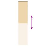 vidaXL Store enrouleur occultant largeur du tissu 50 7 cm polyester