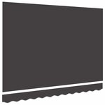 vidaXL Toile de rechange pour store banne 2 5x2 m Anthracite Polyester