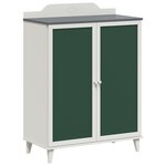 vidaXL Cabinet avec deux portes et façade en tableau noir ROROS