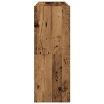 vidaXL Étagères à chaussures empilables 2 Pièces vieux bois 89 5x30x40 cm