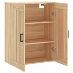 vidaXL Armoire murale chêne sonoma 69 5x34x90 cm bois d'ingénierie