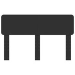 vidaXL Tête de lit Chêne noir 150 cm Bois d'ingénierie