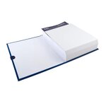 Chemise Dos Extensible Balacron Et Sangle Scratch. - Bleu Foncé - X 10 - Exacompta