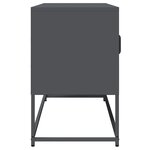 vidaXL Meuble TV anthracite 100 5x39x60 5 cm acier laminé à froid
