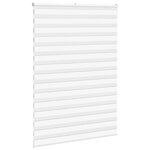 vidaXL Store zèbre blanc 155x200 cm largeur du tissu 150 9cm polyester