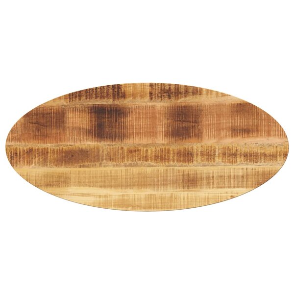 vidaXL Dessus de table 120x50x2 5 cm ovale bois massif de manguier