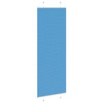 vidaXL Store plissé bleu 80x200 cm largeur du tissu 79 4 cm polyester