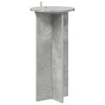 vidaXL Support de Plante 2 pièces Gris béton 29 5 x 29 5 x 60 cm