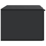 vidaXL Meuble TV mural Noir 78 5 x 41 x 30 cm Bois d'ingénierie