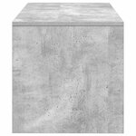 vidaXL Meuble TV Gris cement 80 x 40 x 40 cm Aggloméré