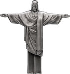 Monnaie CHRIST THE REDEEMER 3D 2 Oz Argent 2000 Francs Cameroon 2026 (PRÉCOMMANDE)