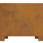 vidaXL Braise Marron 60 x 60 x 30 cm Acier résistant aux intempéries