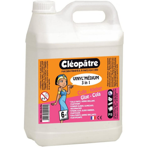 Bidon de colle vinyl'médium - 2kg - cléopâtre