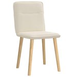 vidaXL Chaises à manger lot de 2 Lin