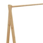 vidaXL Porte-vêtement avec étagères 106x34x102 cm bambou