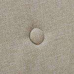 vidaXL Chaises à manger lot de 6 beige tissu et chêne massif