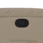vidaXL Fauteuil inclinable Cappuccino Similicuir