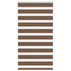 vidaXL Store zèbre marron 85x100 cm largeur du tissu 80 9 cm polyester